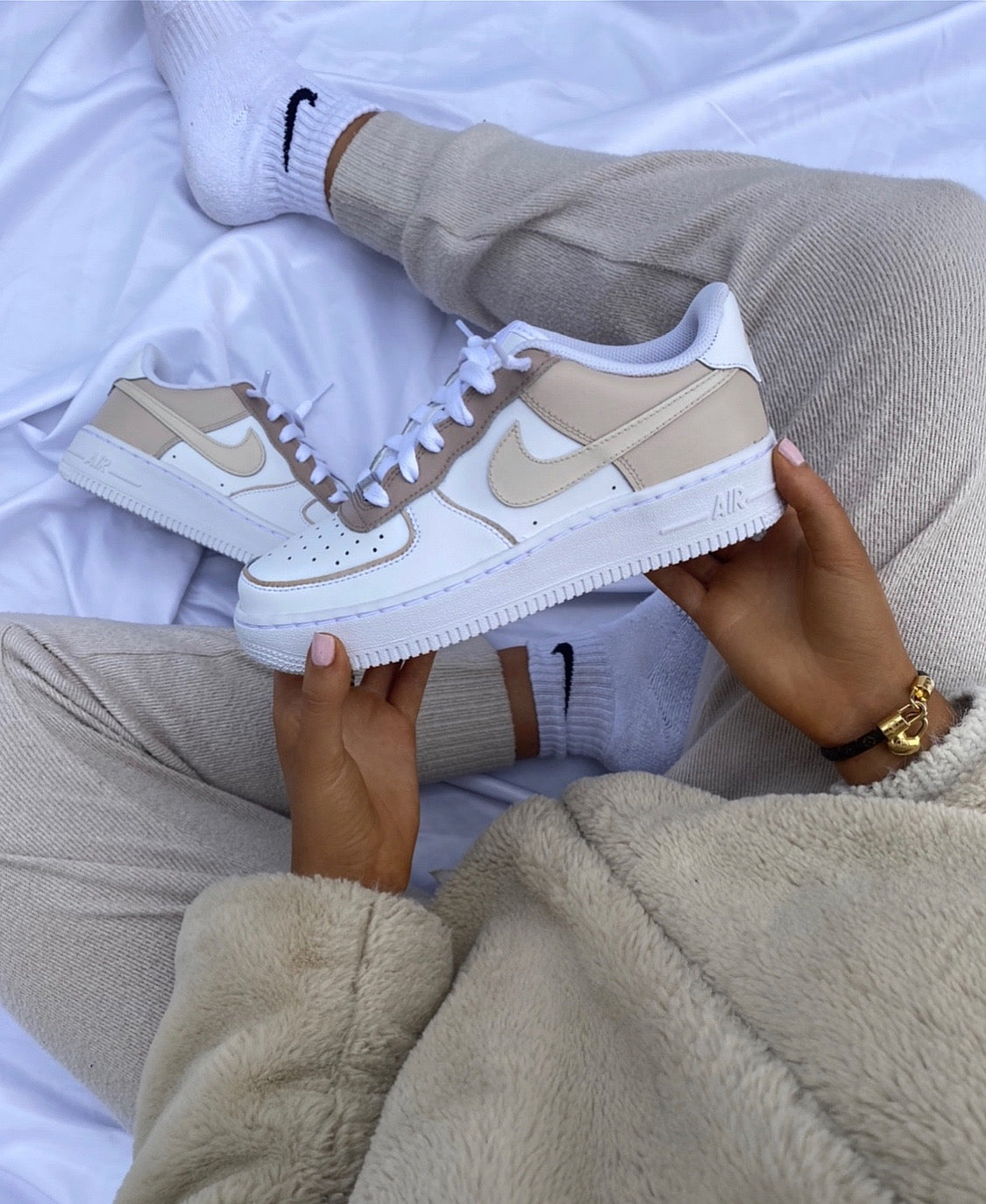 Nike Air Force 1 W - Latte S